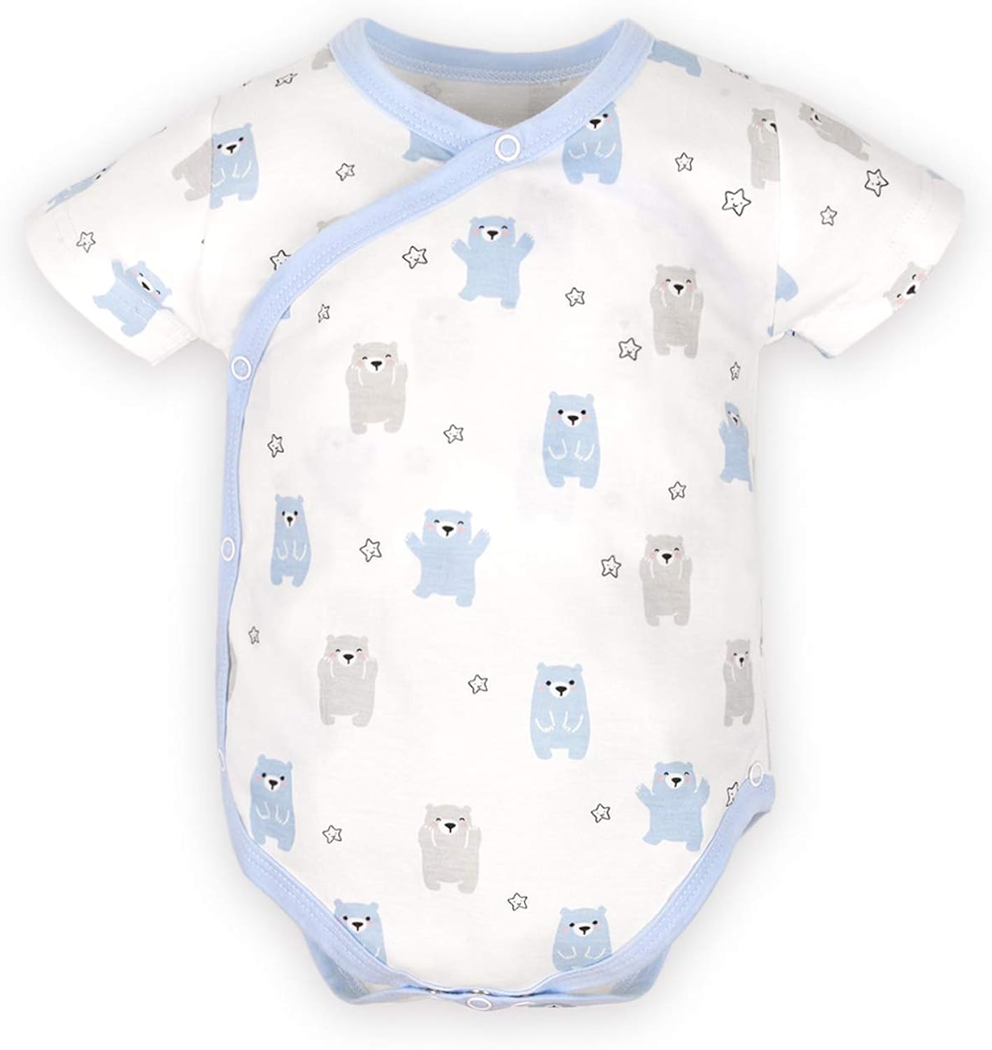 baby kimono short sleeve onesie (Blue, 03 Month) Amazon.ca Clothing
