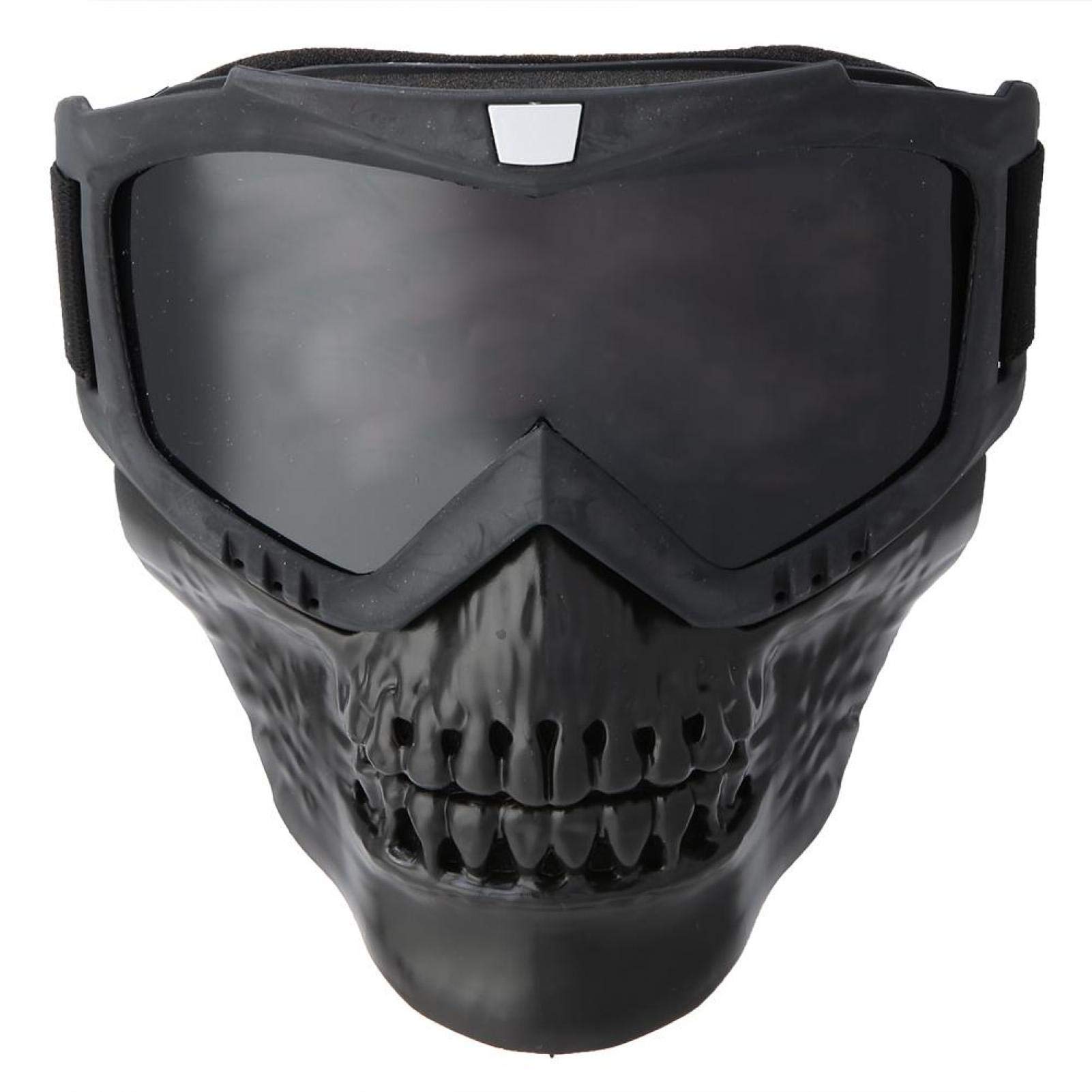 Kuuleyn Motorcycle Goggles Helmet Mask, Grey, Unisex, Motorcycling, Powersports-goggles, Mask, Adjustable Strap, Motorbike Racing Glasses