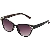 Betsey Johnson womens Crystal Queen Sunglasses Cat Eye Sunglasses