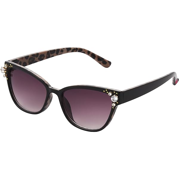 ? Betsey Johnson Women\'s Soul Shine Sunglasses Cateye, Leopard, 58 mm Amazon.com: Betsey Johnson Women main image 4