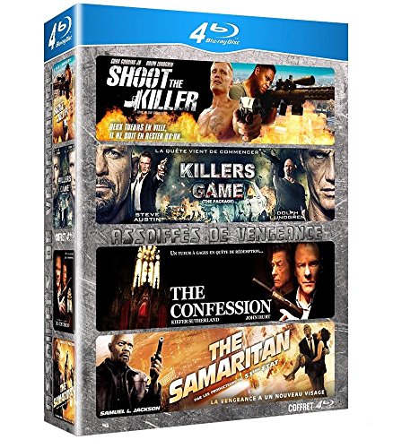 Coffret Assoiffés De Vengeance : Shoot The Killer + Killers Game + The Confession + The Samaritan - Pack