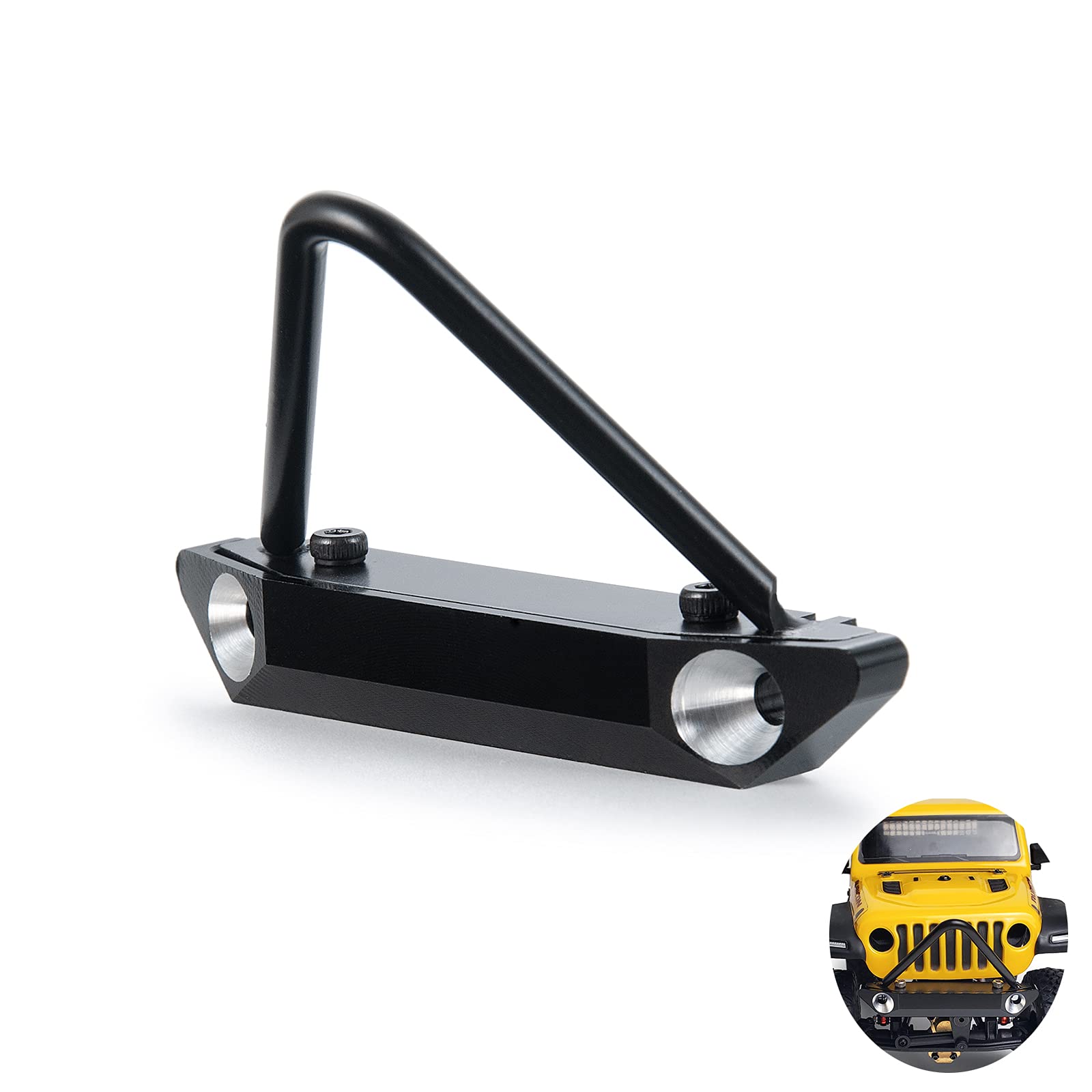 AXspeed Metal Front Bumper for 1: 24 RC Axial SCX24 AXI90081 Deadbolt XI00001 AXI00002 Crawler Car Upgrade Accessories