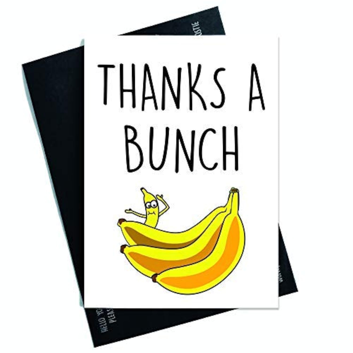 Funny Thank You Card Thanks A Bunch Bananas Card for Friend Work Colleague Co Worker Funny Novelty Appreciation Card Neighbour Cards PC302