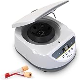 LAB FISH LC-6S Centrifuge, 6x2/5/10/15ml Tubes | 500-5000RPM low speed, max 3074xg RCF, timer, benchtop centrifuge machine for PRP, plasma &amp; lab sample separation