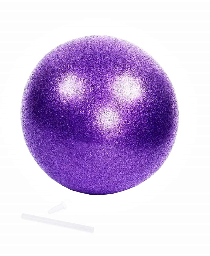 Lovelegis Inflatable fitness ball - gymnastics - 25 cm diameter - yoga - pilates - training - sport - gym - exercise - massage - balance - posture - purple idea