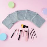 URAQT 5 Pack Microfiber Face Cloths Makeup Remover Washable Grey 40x17cm view 7