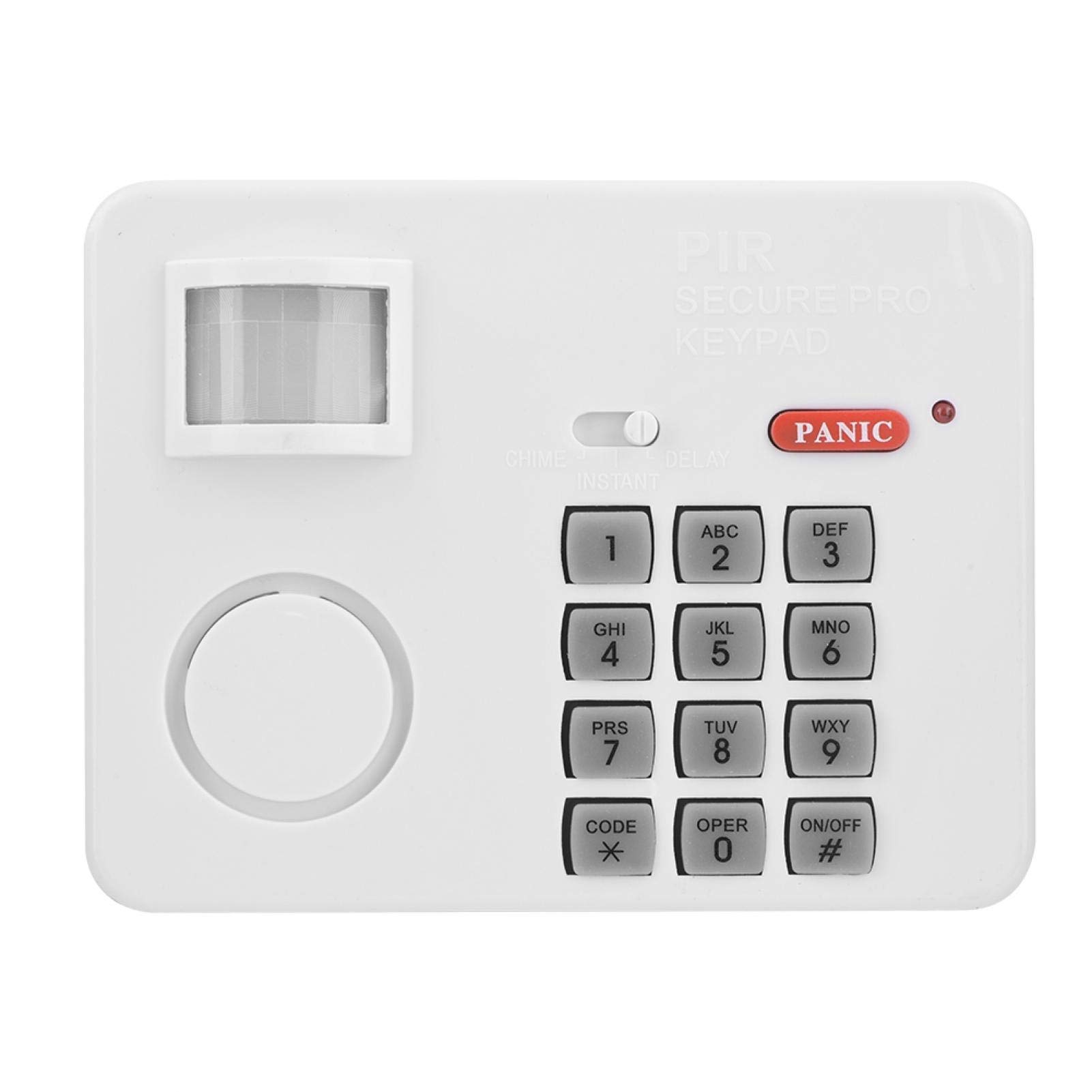 Wireless Motion Sensor Alarm, Password Home Security Keypad Remote Infrared Detectors Security System for Front Door, Back Door, Garage, Shed, Outbuildings etc.
