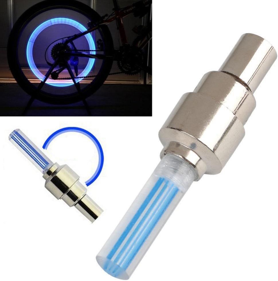 Kid Technologies (4 Pack) LED Bike Valve Cap Flashing Strobe Lights