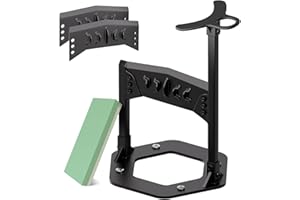 Andrti Wood Splitter, Log Splitting Double Wedge, Manual Log Splitter for Large Sized Wood, Firewood Kindling Splitter with Cover and Hammer Design for Fireplace, Firepit and Camping Party (Gray)