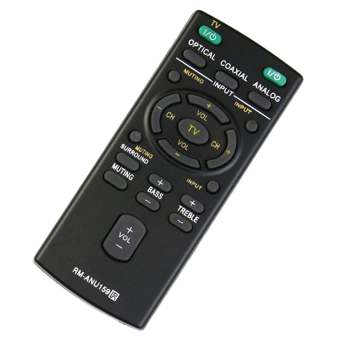 VINABTY RM-ANU159 Soundbar Remote Control Replacement for Sony RMANU159 Sound Bar HT-CT60 HT-CT60/C SA-CT60 SS-WCT60 RM ANU159 RM-ANU160 Remote Controller