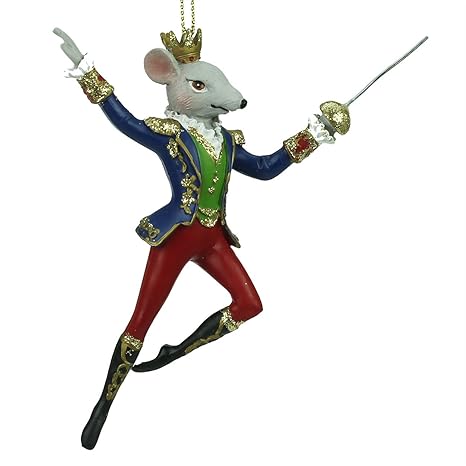 Gisela Graham Nussknacker King Ratte Christbaumschmuck NEU