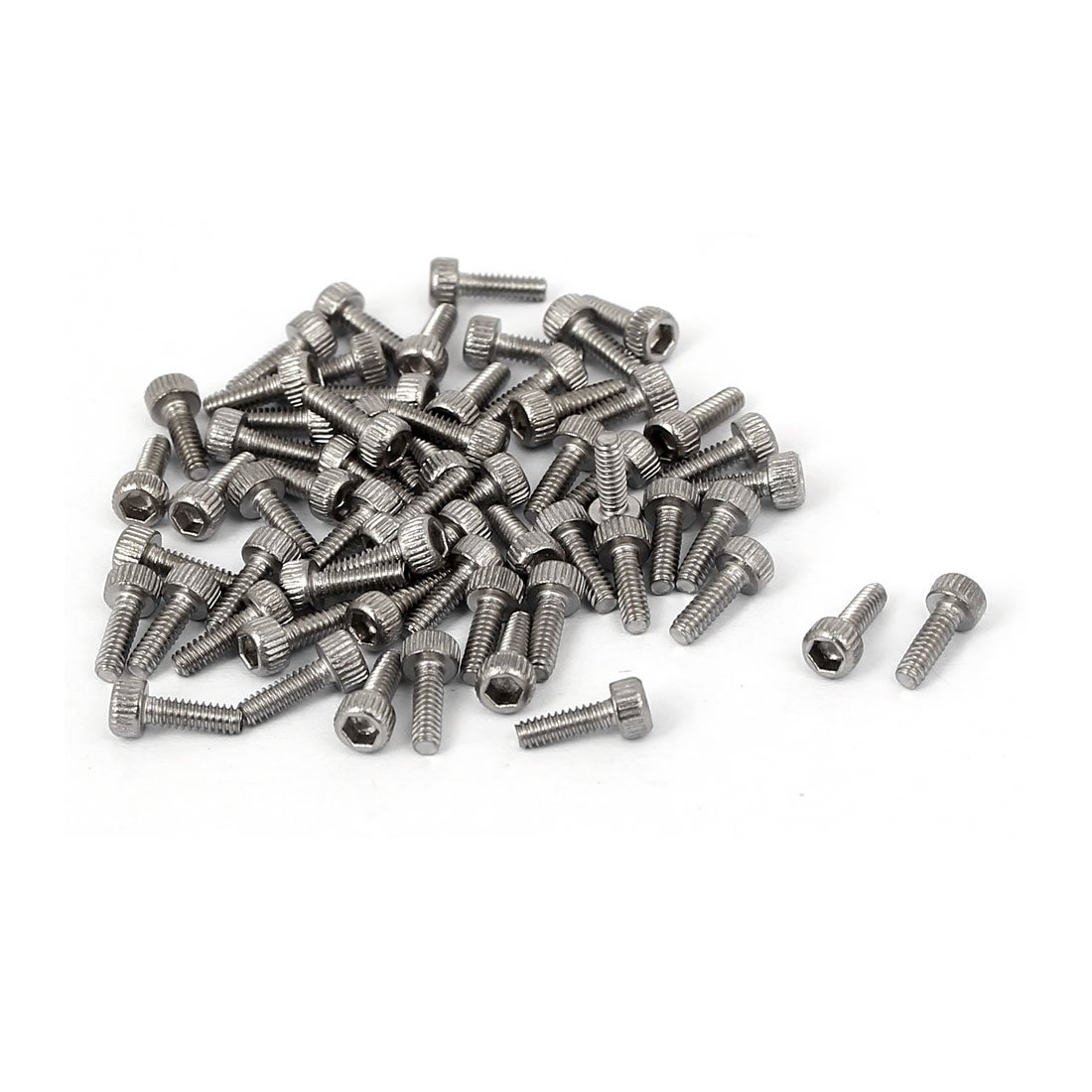 Aexit M1.6x5mm 0.35mm Pitch 304 Stainless Steel Hex Socket Head Cap Screw DIN912 50pcs (f1289446553338964e0535c3f948d8ec)
