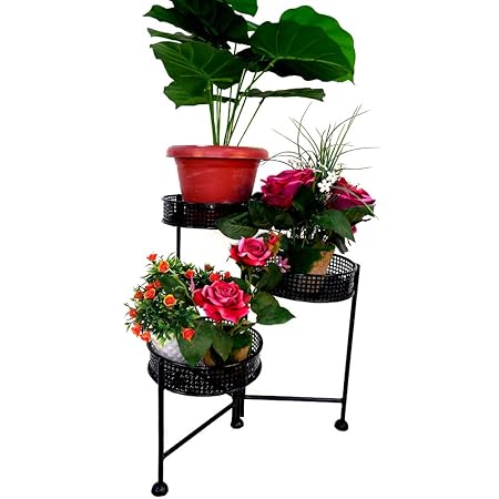 Wonderland Folding Plant Stand in Black
