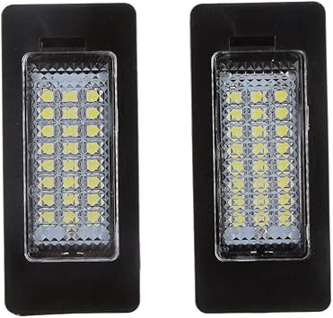 Matrícula LED Luz Día de 24 SMD Blanco Para BMW E90 M3 E92 E70 E39 ...