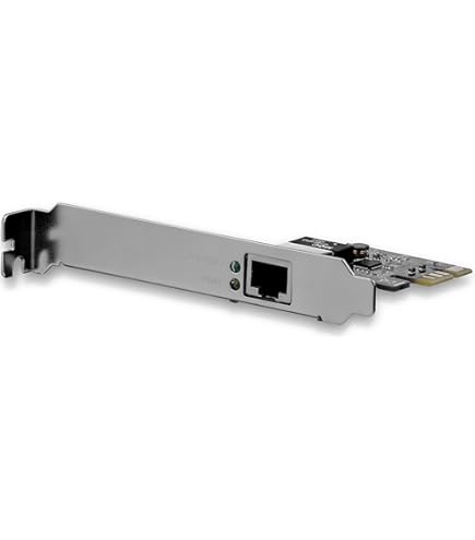 Amazon.com: StarTech.com 1 Port PCIe Network Card - Low Profile
