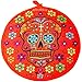 DOKKIA Tortilla Warmer Taco 12 Inch Insulated Cloth Pouch Microwavable Use Fabric Bag Servers Holder to Keep Flour Burrito Warm Sugar Skull Day of The Dead Dia De Los Muertos Halloween Cinco De Mayo