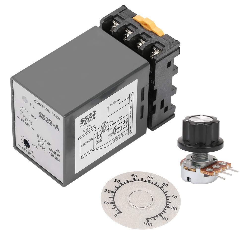 AC Motor Speed Controller BuiltIn Capacitor Speed Regulation Motor