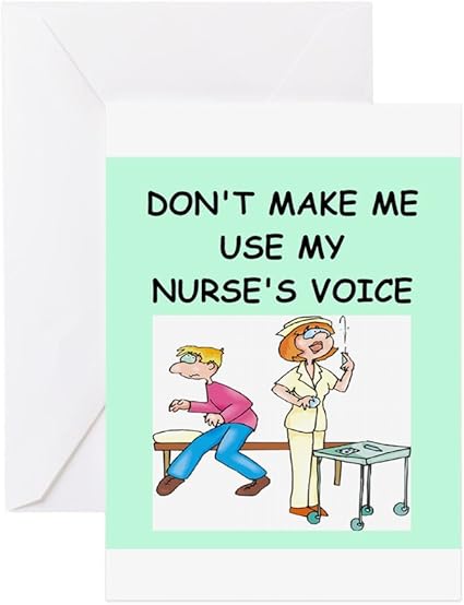 Cafepress Infirmiere Carte De Vœux Carte De Note Carte D Anniversaire Vierge A L Interieur Brillant Amazon Fr Fournitures De Bureau