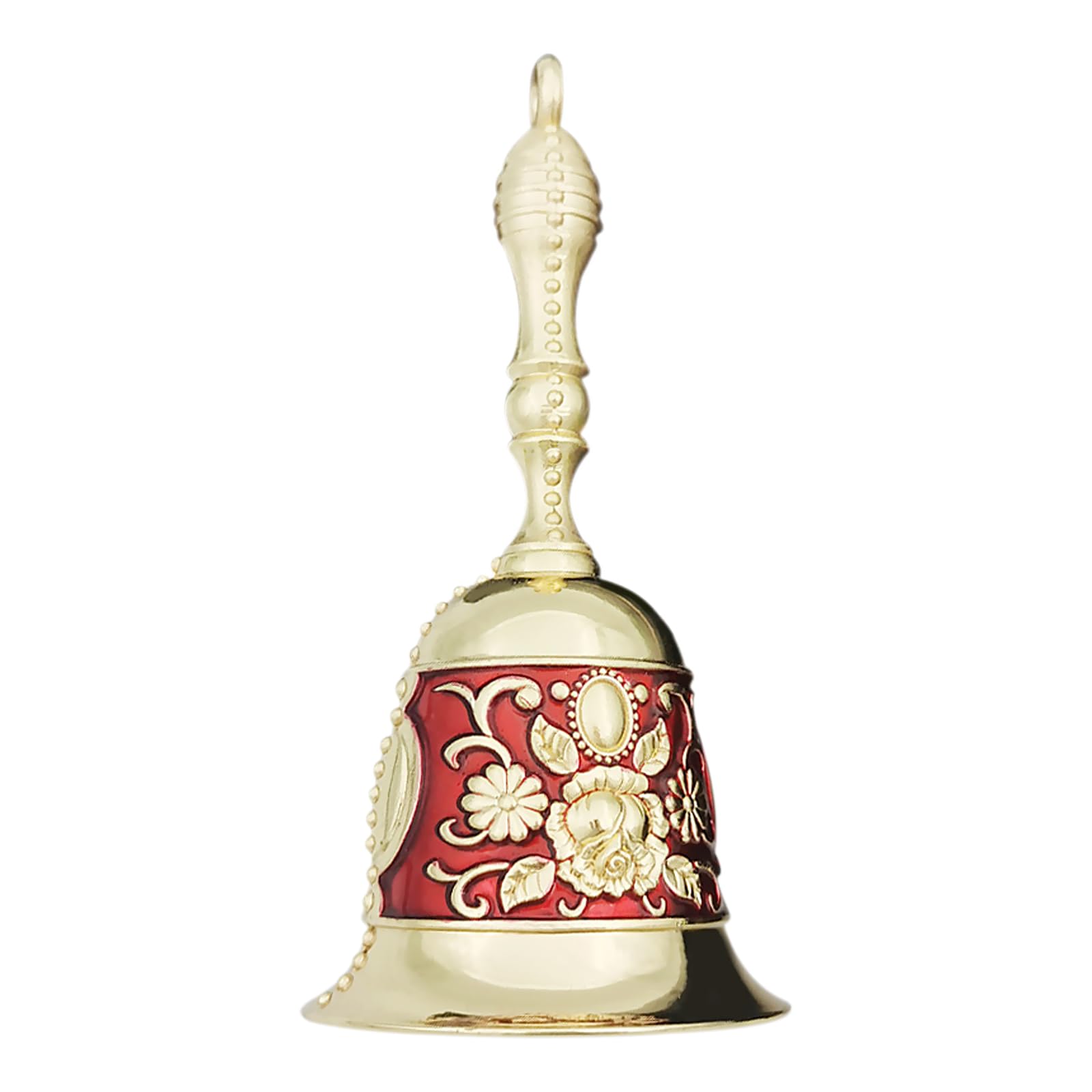 GmeDhc Gsrhzd Bell, 1 Piece Table Bell, Classic Hand Bell, Metal Bells, for School, Dinner at the Reception, Hotel Service, Meditation Prayer