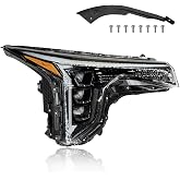 Definity 92102-GG140 Front Right Passenger Side LED Headlight Lamp Assembly Compaitble with 2025 KIA K4 2.0L