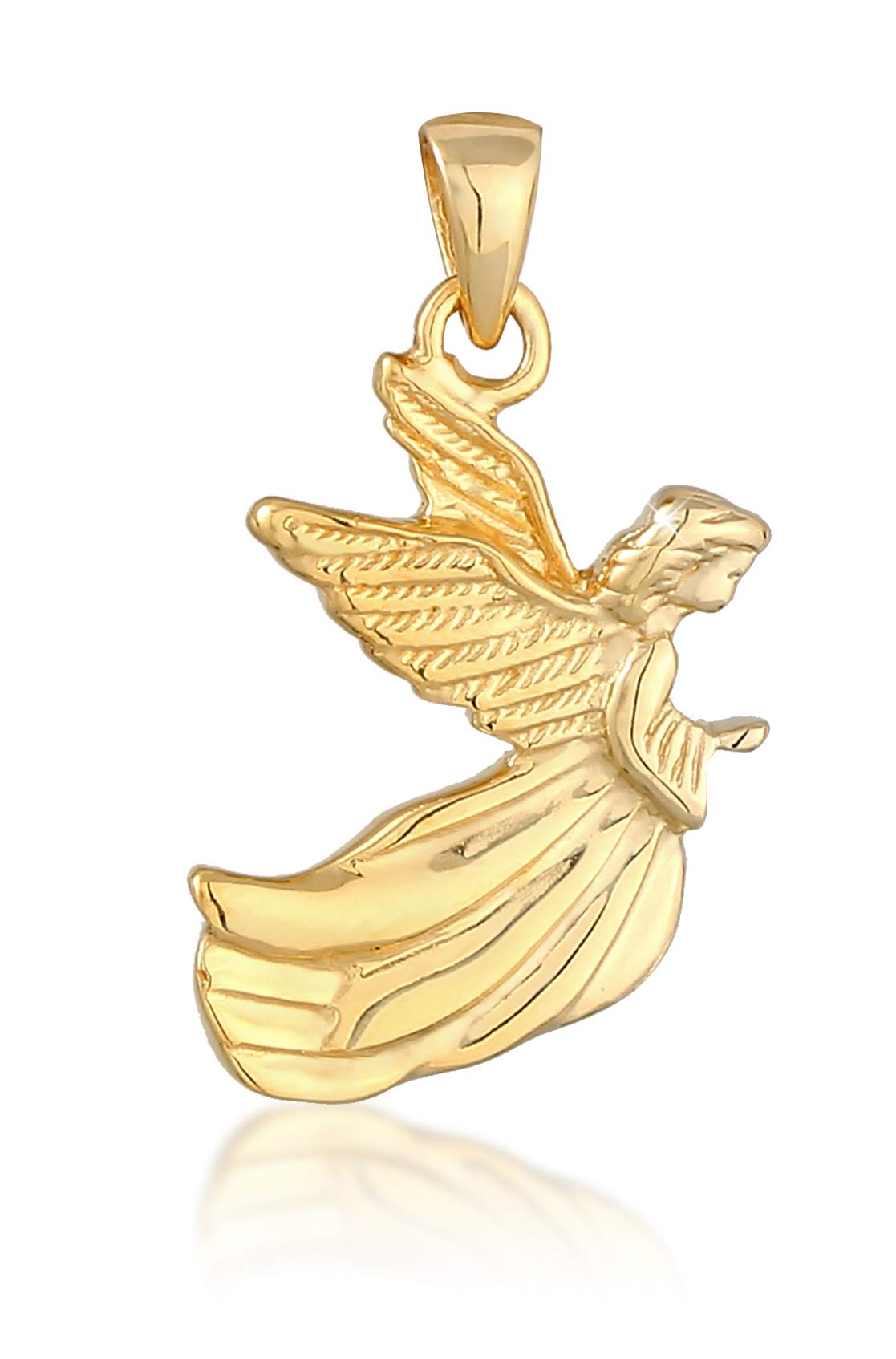 Nenalina Guardian Angel Carabiner Charm Pendant for Charm Bracelet 925 Sterling Silver 0403321220, Sterling Silver, Crystal