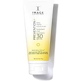 IMAGE Skincare, PREVENTION+ Daily Matte Moisturizer SPF 30, Zinc Oxide Mattifying Face Sunscreen Lotion, Amazon Exclusive, 3.2 oz