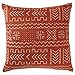 Amazon Brand – Rivet Mudcloth-Inspired Decorative Throw Pillow, 17