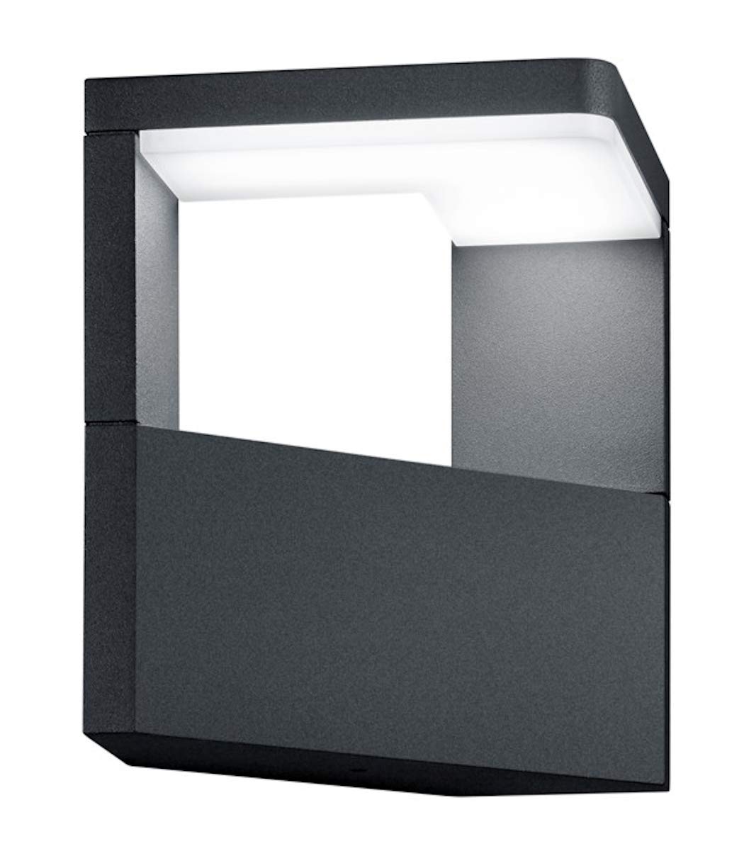 Trio Leuchten 521760142 A + Outdoor Light Aluminium, aluminium, charcoal, Integriert 9 wattsW
