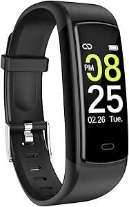 SIKADEER Fitness Tracker, Activity Tracker Waterproof Health Tracker with Blood Pressure Heart Rate Monitor, Sleep Monitor, Step Counter, Calories Fitness Watch for Women Men Kids