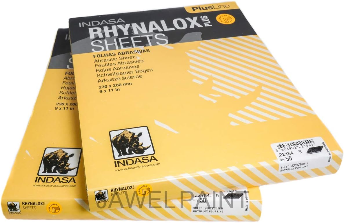 Indasa RHYNALOX Production Dry Paper P40 Grit PK50