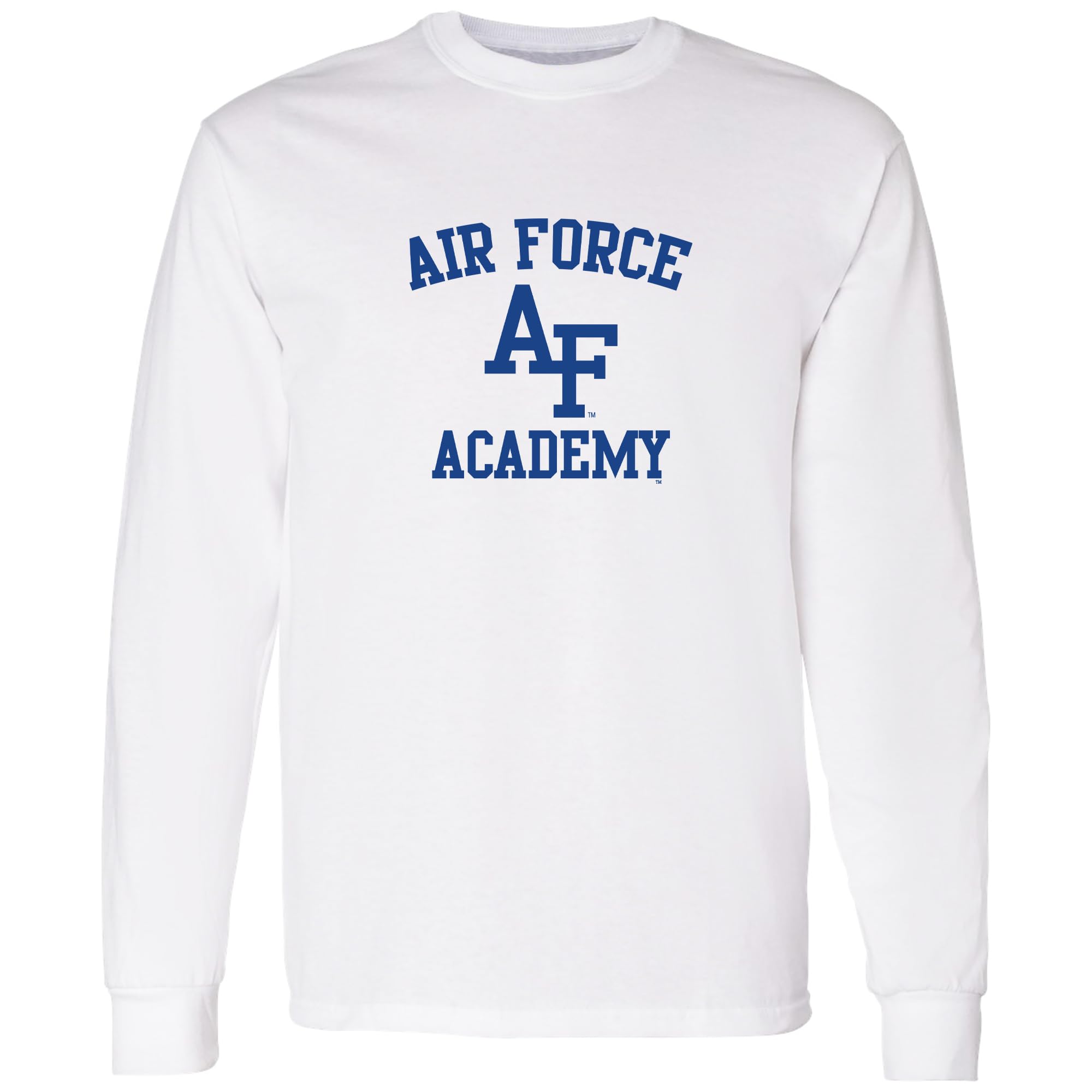 UGP Campus Apparel AL1008 - Air Force Academy Falcons Arch Logo - Sports Team Long Sleeve T-Shirt - XX-Large - White Image