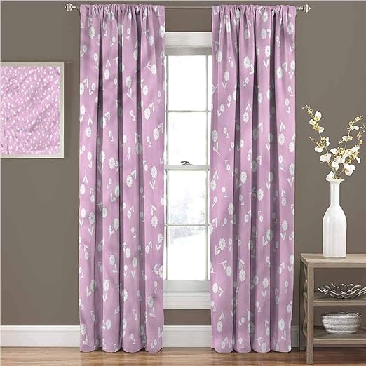 Amazon Com Mauve Living Room Curtains 2 Panel Sets 72 Inch Length