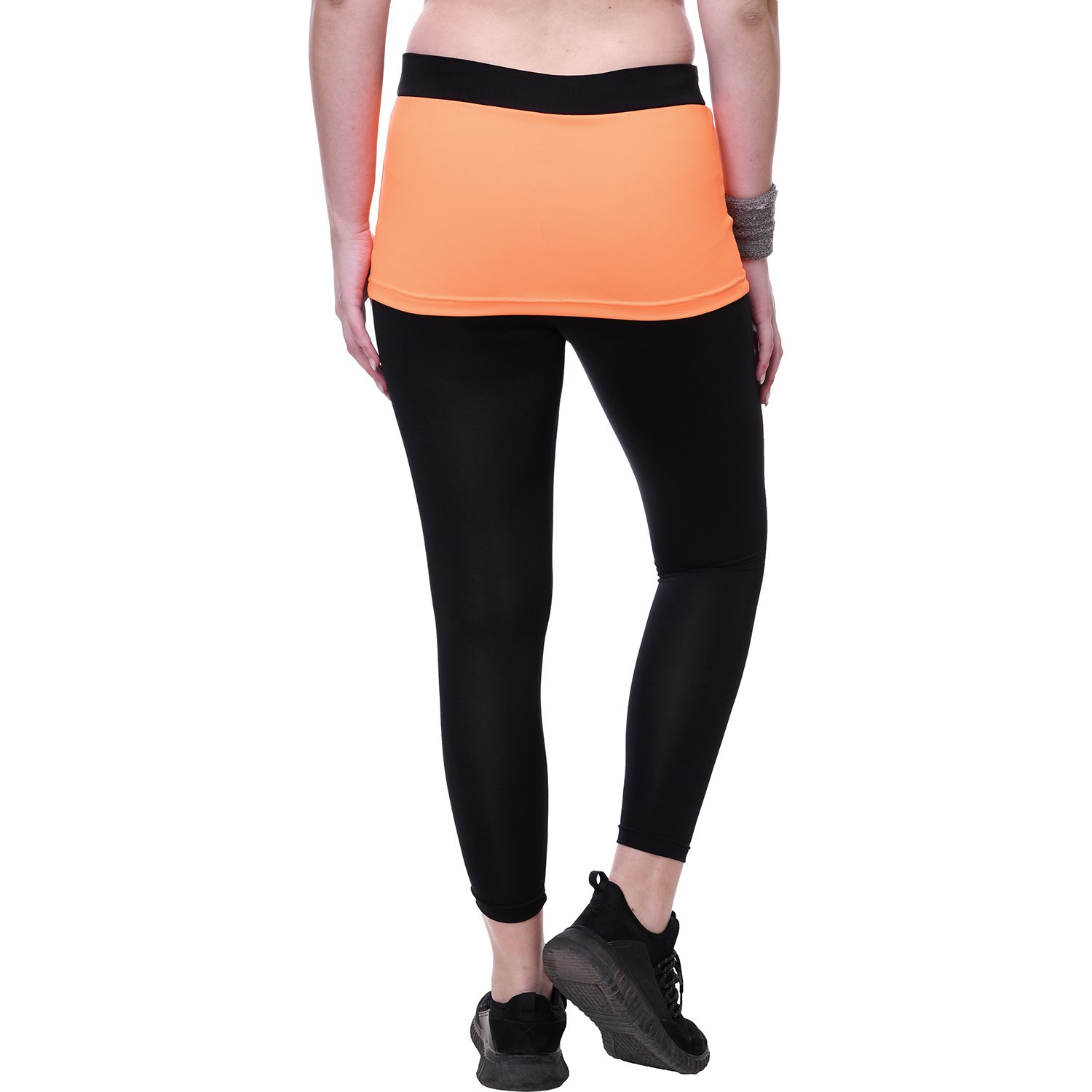 glanz comfort wear girls tights gym wear with skirt