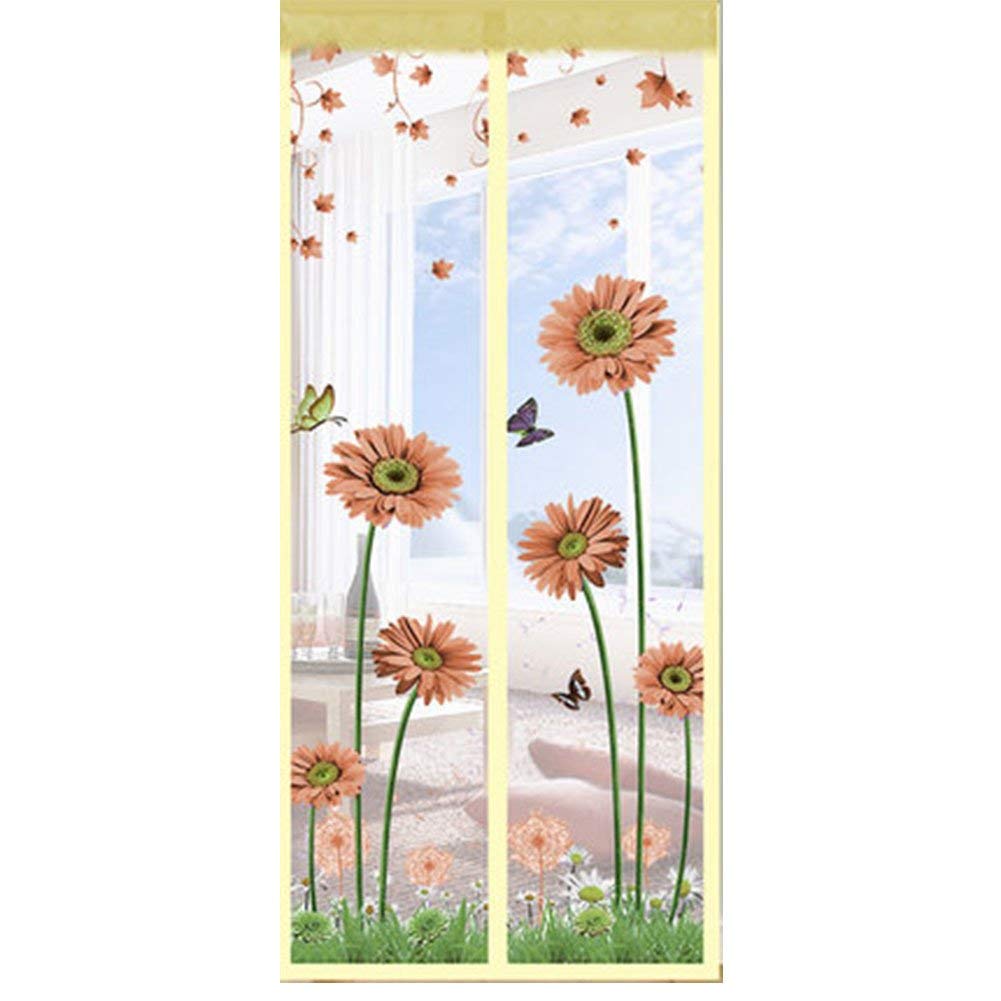 Zanzariera Magnetica 100 X 270 Cm Chiusura Automatica Tenda Zanzariera A Strisce Anti Zanzare Insetti Per Porte Finestre Balcone Soggiorno Bianco - Foto 12