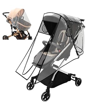 stroller rain cover with zipper