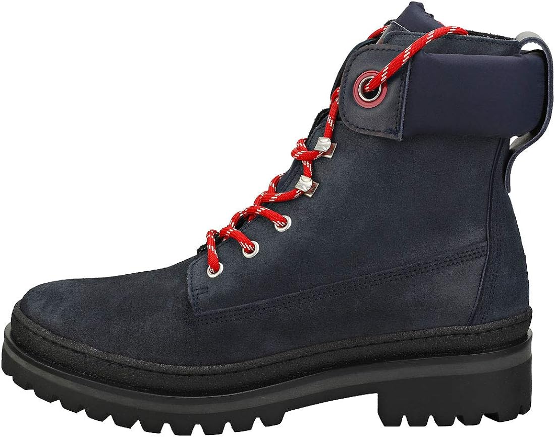 tommy hilfiger dressy leather lace up boot