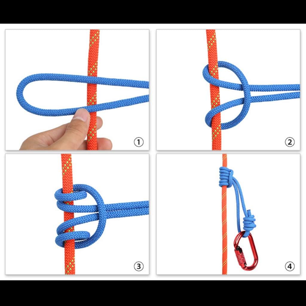 Amazon 全5色 プルシックロープ プルシックロープ ナイロン アウトドア 登山 クライミング 降下保護 オレンジ Cuticate ロープ コード