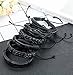 REVOLIA 5-12Pcs Braided Leather Bracelets for Men Women Cuff Wrap Wristbands