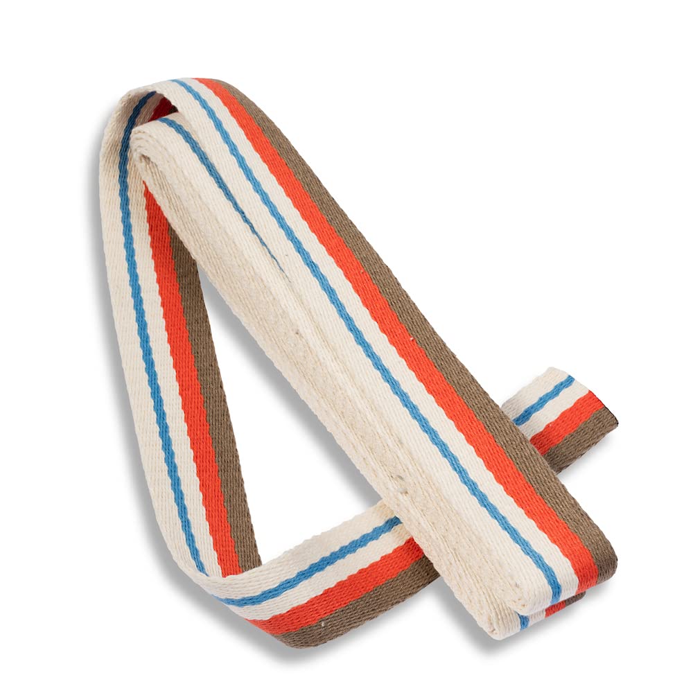 Prym Braided Strap for Bags 40 mm, Cotton, Natural/Multicoloured, 34.3 x 5.7 x 2 cm