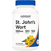 Nutricost St John’s Wort Capsules (500mg) 120 Capsules - Vegetarian, Gluten Free and Non-GMO