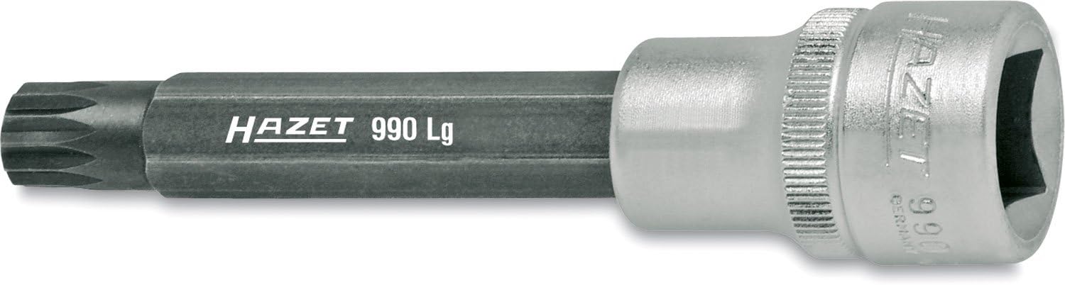 Hazet Size 9 12.5mm/ 1/2-inch Internal Serration XZN Screwdriver Socket, Schlüsselweite: 9 mm