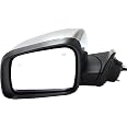 Power Mirror Kool Vue Power Heated Mirror - Driver Side For 2011-2013 Ram 1500 2011 Dodge Ram 1500 Accessories