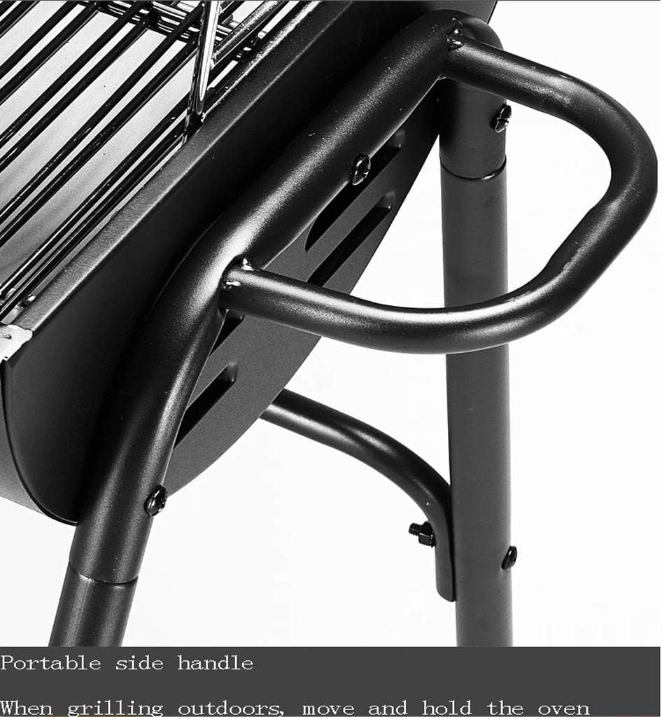 review zaizai Charcoal Outdoor Smoker BBQ Portable Garden Barbecue Grill with Premium Cover Heavy-Duty Stainless Steel Barbeque Camping Grills