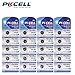 PKCELL CR1220 3V Lithium Coin Cell Watch Batteries for Thermometer 20-Pack