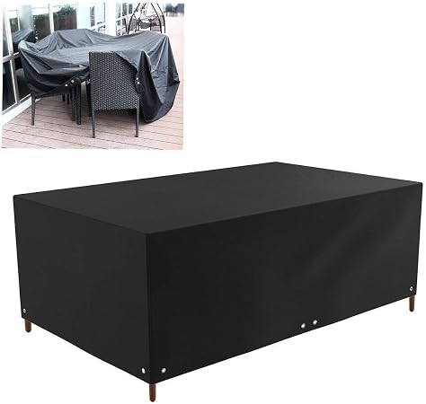 Zgyqgoo Patio Furniture Set Cover Veranda Rectangular Lawn Table Cover Pvc Durable Square Heavy Duty And Waterproof 213 132 74cm Amazon Co Uk Kitchen Home