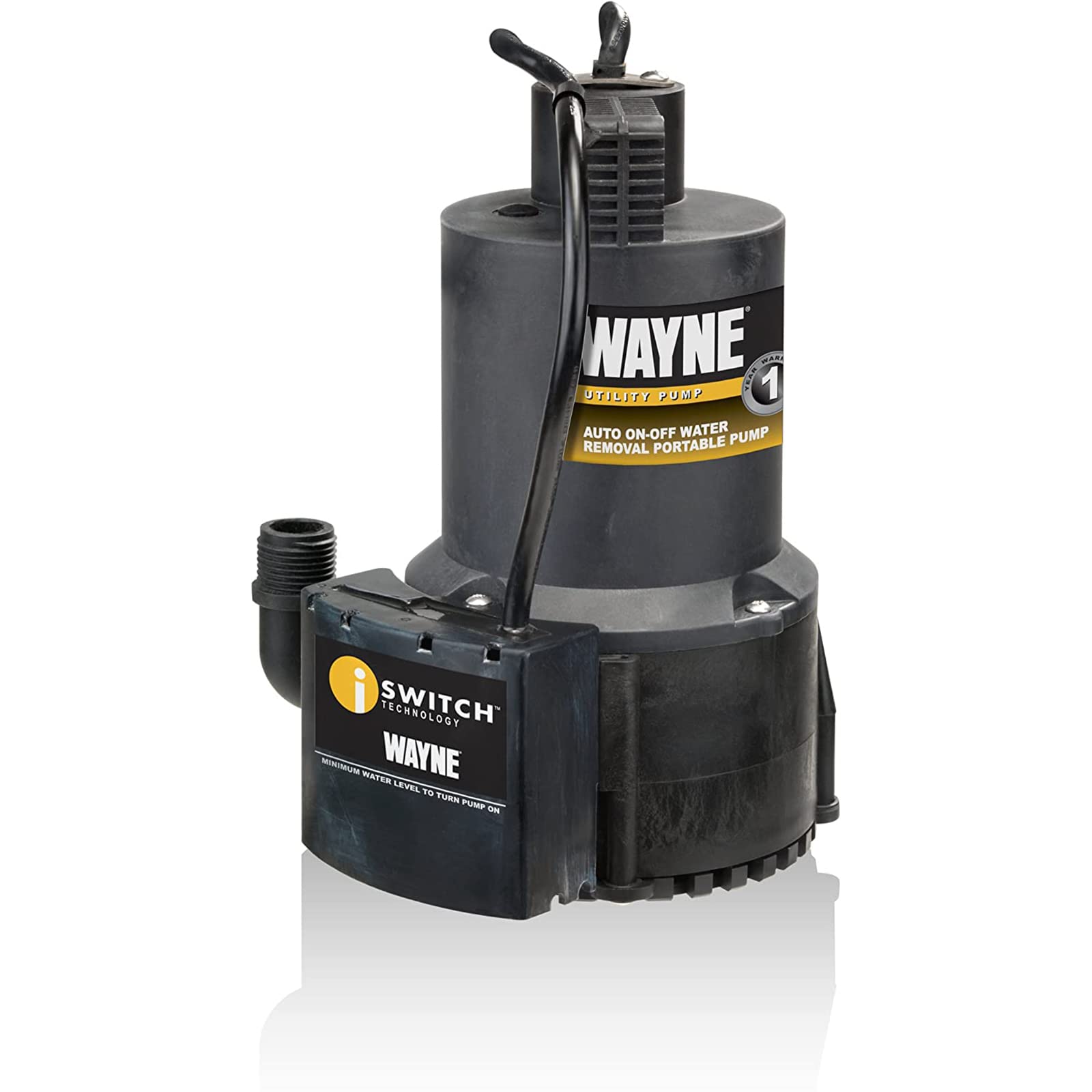 Photo 1 of **It's in poor condition and is missing a part; it's unknown if it works 100%***WAYNE EEAUP250 1/4 HP Reinforced Thermoplastic Submersible Multi-Use Pump, Black
