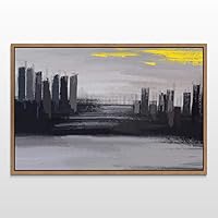 Framed Canvas Wall Art Large Abstract Canvas Prints Home Artwork Decoration for Living Room,Bedroom - 16x24 inches