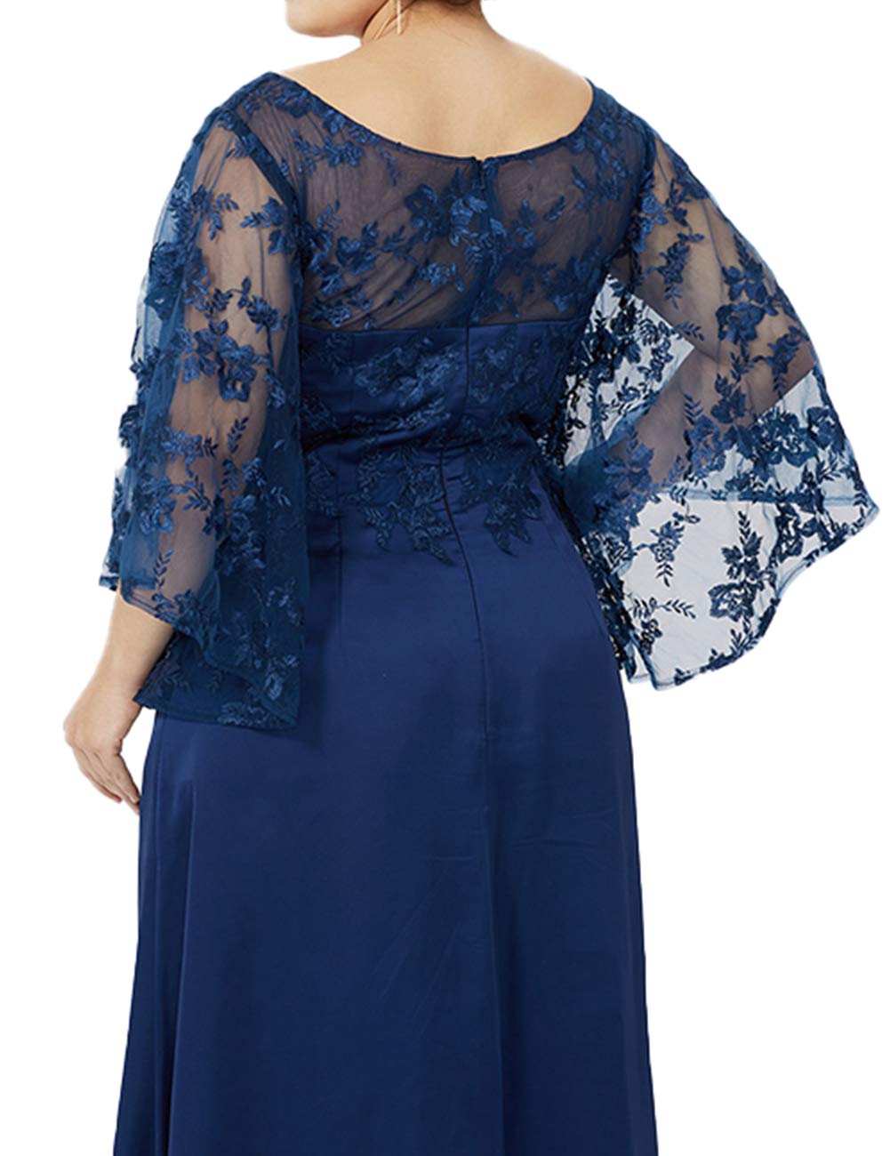 plus evening gowns with sleeves