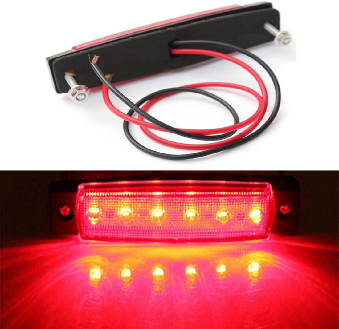 Shangyuan Boat Navigation Lights, Stern Lights for Boats, Marine Led Strip Lights for Boat Lights Bow and Stern, Navigation Lights for Boats Led, Kayak Lights, DC 12V 2PCS (Red and Green): Automotive