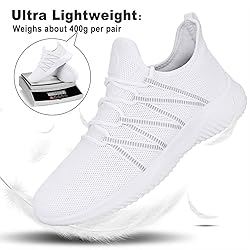 Feethit Mens Slip On Running Shoes Breathable